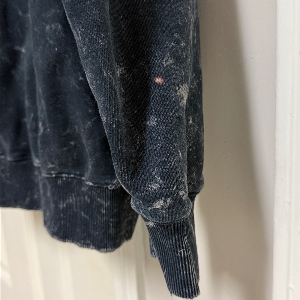 Vintage Teddy Fresh Black Acid Wash Hoodie - Picture 15 of 15